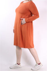 שמלת אוברסייז חדשה בחמרה- XL